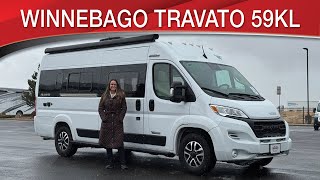 A preview image of the linked video showcasing 2023 Winnebago Travato 59KL