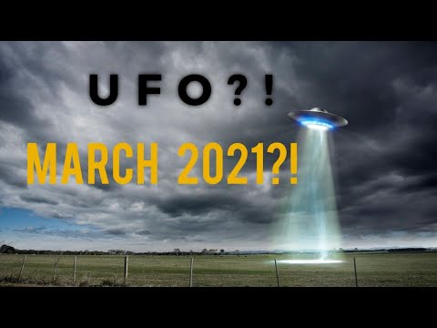 ACTUAL VIDEO of UFO?! This year 2021, March 26! #alien #ufo