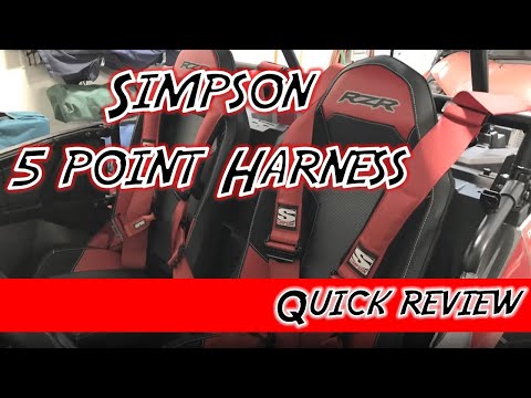 RZR 1000 XP - Simpson 5 Point Harness