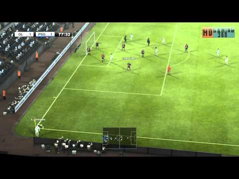 PES 2012 Olympique Lyonnais VS Paris Saint-Germain 2ND Half HD