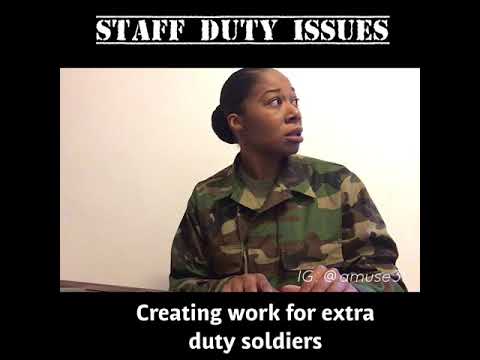 download lagu mp3 mp4 Staff Duty Army, download lagu Staff Duty Army gratis, unduh video klip Staff Duty Army
