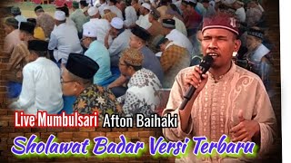 Download lagu Sholawat Badar Versi Terbaru Voc. Afton Baihaki | Cocok buat cek sound mp3