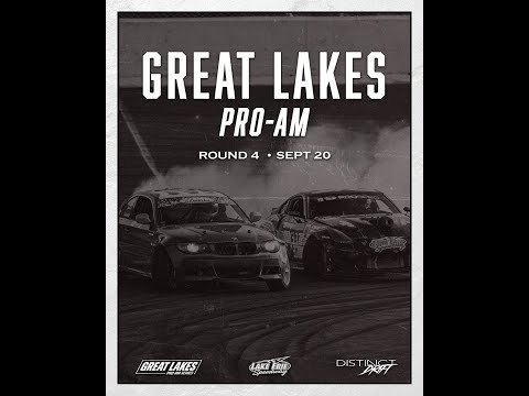 Great Lakes Pro-Am Series Round 4-Lake Erie Speedway Drift Competition Formula Drift Sanctioned LIVE