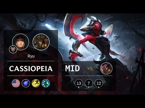 Cassiopeia Mid vs Twisted Fate - NA Challenger Patch 9.13