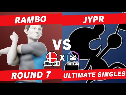 Rambo (Wii Fit Trainer) vs JYPR (Game & Watch, King Dedede) - JMLeague3 Round 7