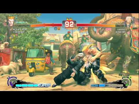 SSF4: ACE E I RI N (Guile) VS roktsu (Gen)