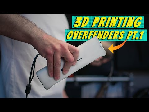 How to 3D Scan Print Car Parts Nissan 370Z Overfenders!