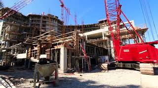 preview picture of video 'Opal Sands.  Construction of a new hotel Clearwater beach .'