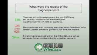 How To Perform A Ford Diagnostic Test (Self-Test) Procedure for EATC Modules