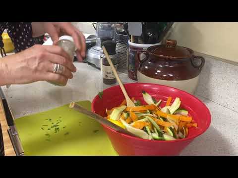 MGH Revere Food Pantry's Squash and Carrot Ribbon Salad Recipe