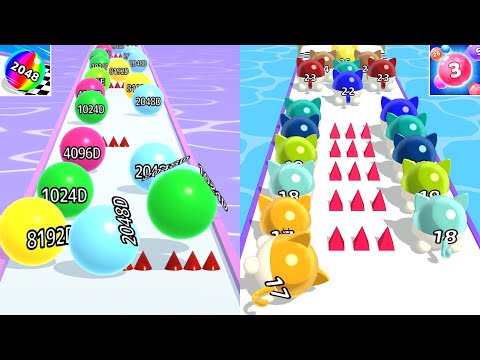 Satisfying Mobile Games Marble Run 3D, Ball Run Infinity Max Levels Android iOS Gameplay