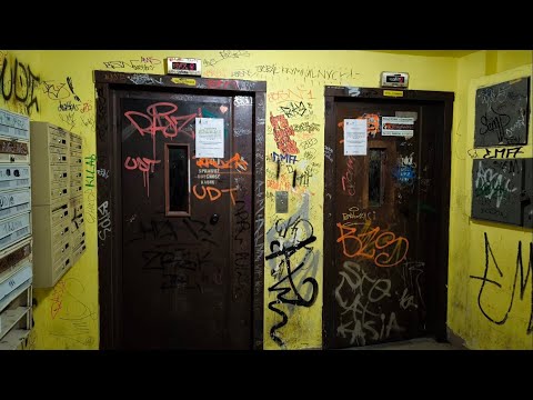 Zdewastowane windy MaxTel w "bloku grozy" @ ul. Grunwaldzka 43a, Kielce 🇵🇱