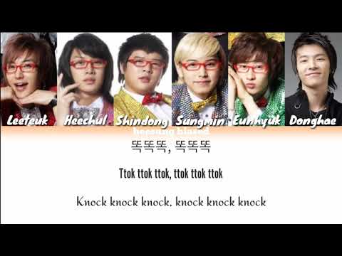 SUPER JUNIOR-T (슈퍼주니어-T) '똑똑똑 (Tok Tok Tok)' Color Coded Lyrics [Han/Rom/Eng]