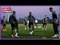 Our final training session ahead of Celtic FC.
