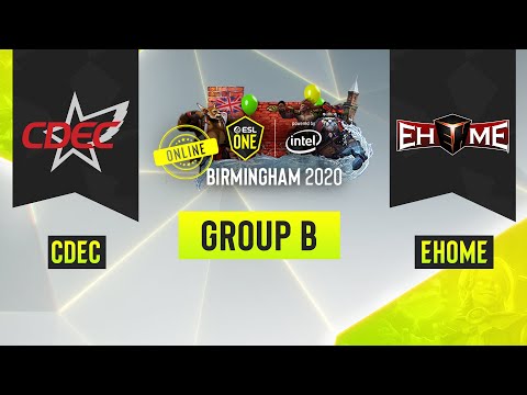 Dota2 - EHOME vs. CDEC - Game 2 - ESL One Birmingham 2020 - Group B - CN