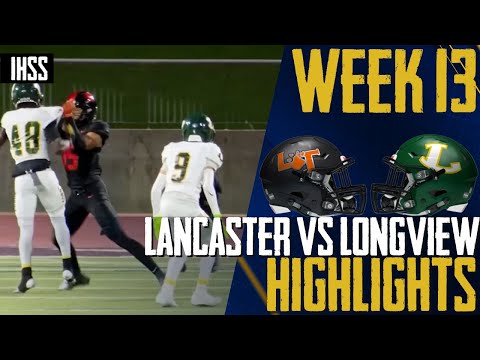 Epic High School Football Clash: Lancaster vs Long View Full Game Highlights