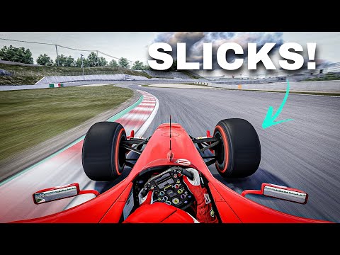 THE F2004 WITH SLICK TYRES IS A MONSTER! 😳