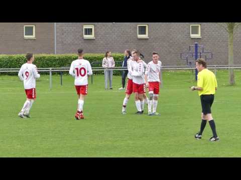 Koen Bolck scoort 1 - 1 (DVV 1 - GSV '38 1, 07-05-2017)