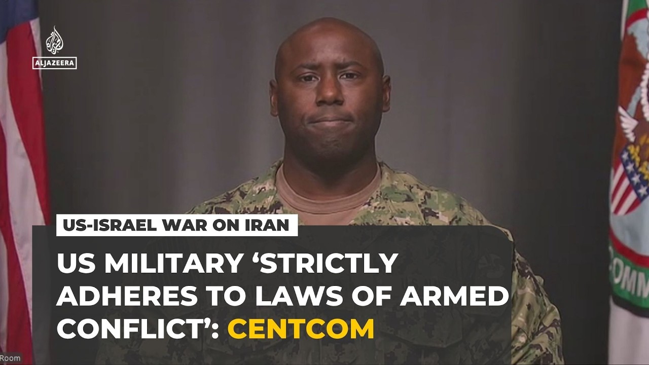 CENTCOM spokesman says US military ‘strictly adheres to laws of armed conflict’