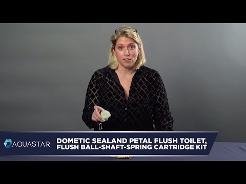 Dometic Sealand Petal Flush Toilet, Flush Ball-Shaft-Spring Cartridge Kit