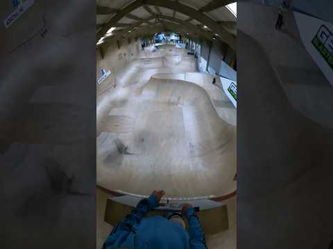 this ramp was so scary???? #scooter #skatepark #challenge