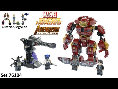 Vidéo LEGO Marvel 76104 : Le combat de Hulkbuster
