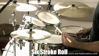 Six Stroke Roll Drum Rudiment On Snare & Drum Kit