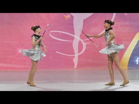 *DIAMENT Chmielów* - DUO TRIO BATON junior-  MP Kędzierzyn Koźle 2025 - Mażoretki
