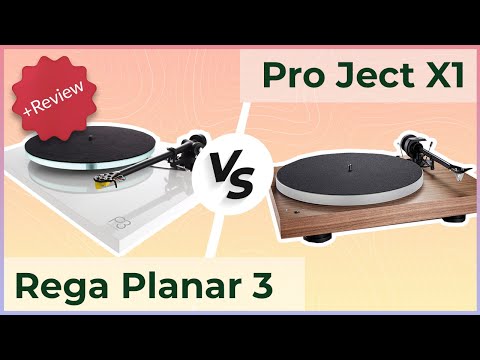 Rega Planar 3 vs Pro-Ject X1. Battle of best value turntables! Comparison and Review Part 2
