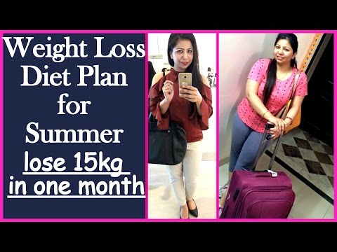 Summer Weight Loss Diet Plan | How To Lose Weight Fast - Hindi | Lose 15 Kgs In 1 Month | Fat to Fab