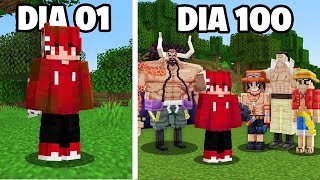 100 DIAS NO ONE PIECE DARK DO MINECRAFT - O FILME