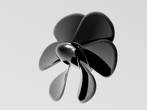 Solid Edge tutorial - 44 - Propeller design solid edge.