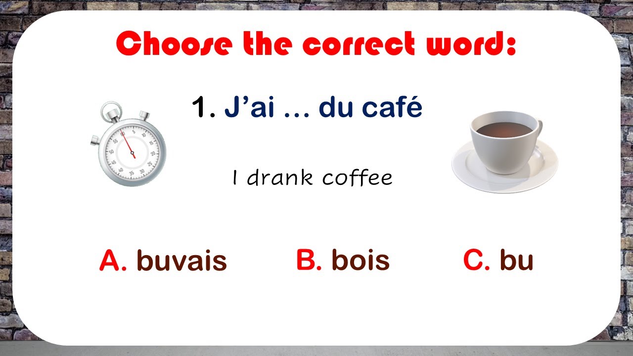 French Passé composé QUIZ | Can You Pass the Test?