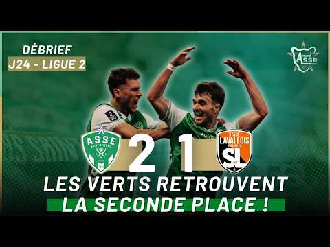 Ligue 2: ASSE 2-1 Laval – A victory that secures second place! | Match report