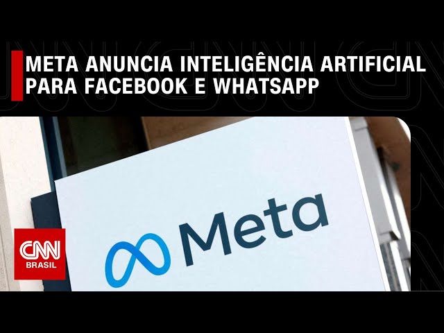 Meta anuncia Inteligência Artificial para Facebook e Whatsapp | CNN NOVO DIA