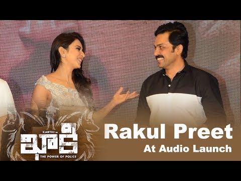 Rakul Preet Singh At Khakee Movie Audio Launch Event