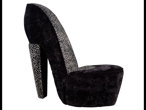 LR-3378 Modern High Hell Accent Slipper Chair