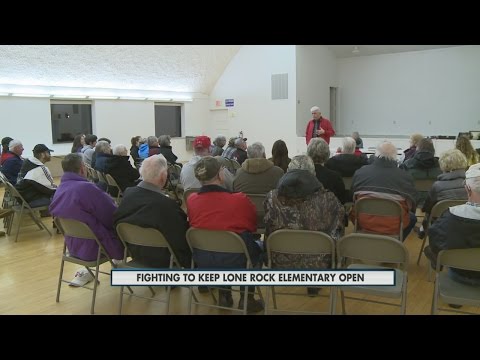 Residents meet to keep Lone Rock Elementary open
