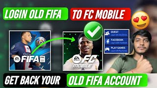 How To Get Old Account in FIFA Mobile  | How To Get Back Your Account in FIFA Mobile | Login FIFA