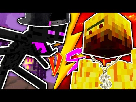 ENDERMAN VS BLAZE - Epic Rap Battle of Minecraft #1