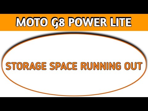 storage space running out Moto G8 power lite, how to remove storage space running out