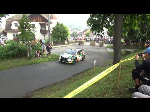 Simone Tempestini Rally Barum 2023 Shakedown attack