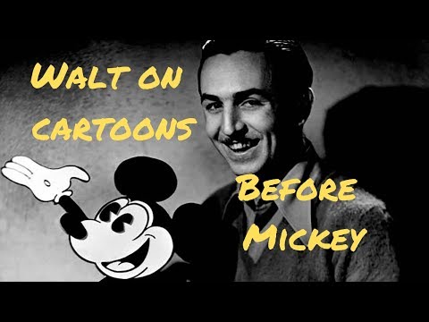 Walt Disney Talks About Cartoons Before Mickey