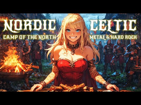 Medieval Nordic Celtic Rock & Metal 🔥🍖 Campfire of The North 2 Hours for Gaming, Work, & Workouts 🍻🔥