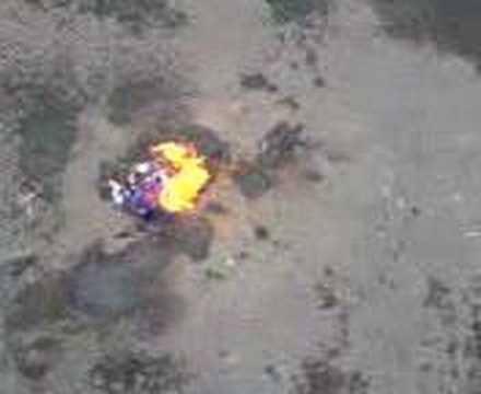 brenning av vif flagg