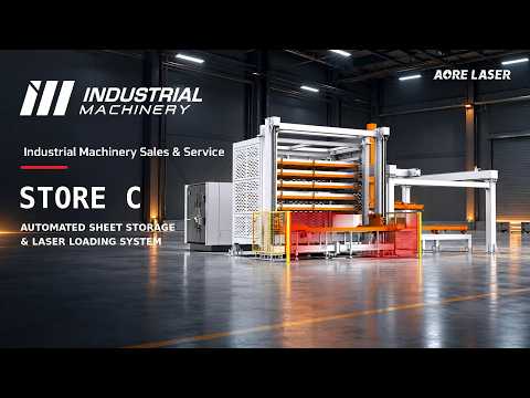 Automated sheet storage and laser loading