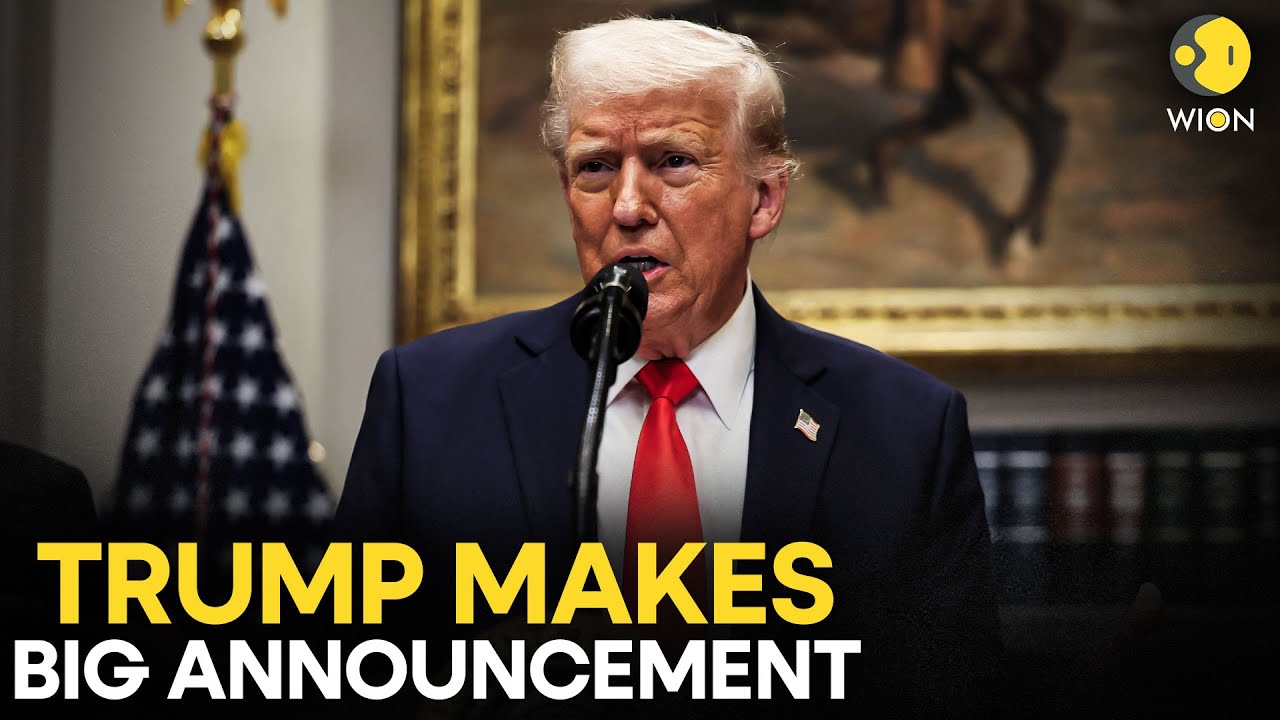 Trump Speech LIVE: US Inflation Finally Easing? Trump Addresses McDonald’s Operators | WION Live