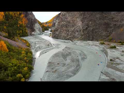Learning to drone ... S. Fork Matanuska River, Alaska