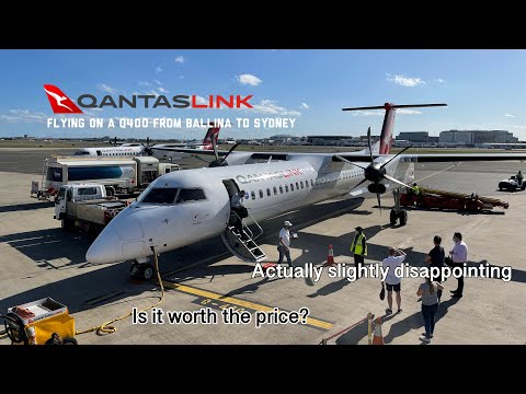 YouTube thumbnail for Qantas De Havilland (Bombardier) DHC-8-400 Dash 8Q