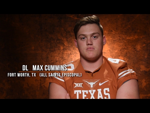 Max Cummins - Texas Football 2017 Signing Class [Feb. 1, 2017]